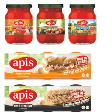 Apis lanza una nueva gama de tomates y pats