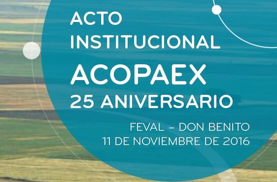 Acopaex conmemora el 25 aniversario de su constitución en pleno crecimiento