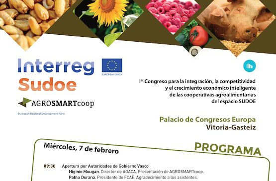 Extremadura participa en el I Congreso para Integración, Competitividad y Crecimiento Económico Inteligente de las Cooperativas Agroalimentarias del Espacio SUDOE