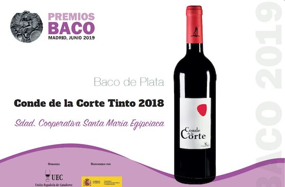 Conde la Corte 2018, único vino de Extremadura que logra un Premio Baco