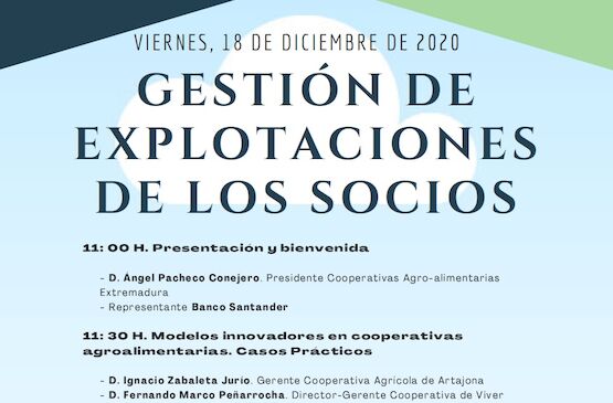 Modelos innovadores para evitar el abandono de explotaciones agrarias y fomentar el relevo generacional, a debate en unas jornadas de Cooperativas Extremadura