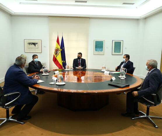Ángel Villafranca traslada a Pedro Sánchez que las cooperativas deben formar parte del Plan de Recuperación