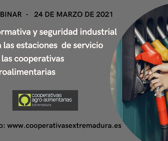 Abierta la inscripción a la jornada sobre normativa y seguridad industrial e la estaciones de servicio de las cooperativas agroalimentarias