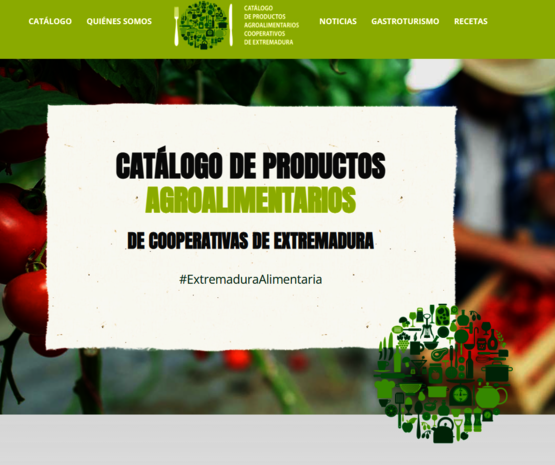 Las cooperativas extremeñas cuentan con un nuevo catálogo web con sus productos