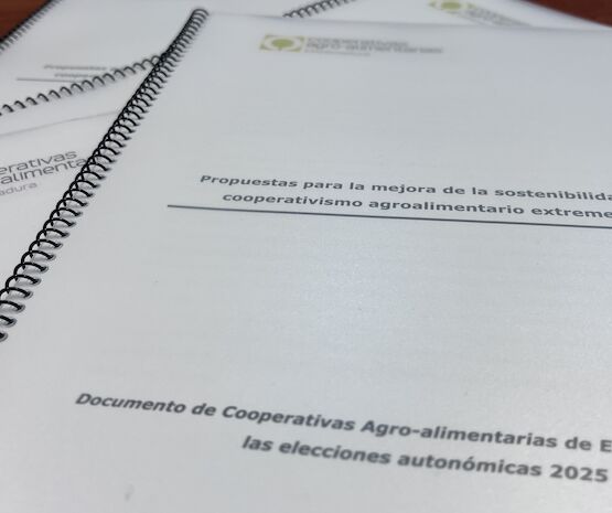 Cooperativas Agro-alimentarias Extremadura traslada a los grupos parlamentarios un paquete de medidas clave para garantizar el futuro del campo extremeño
