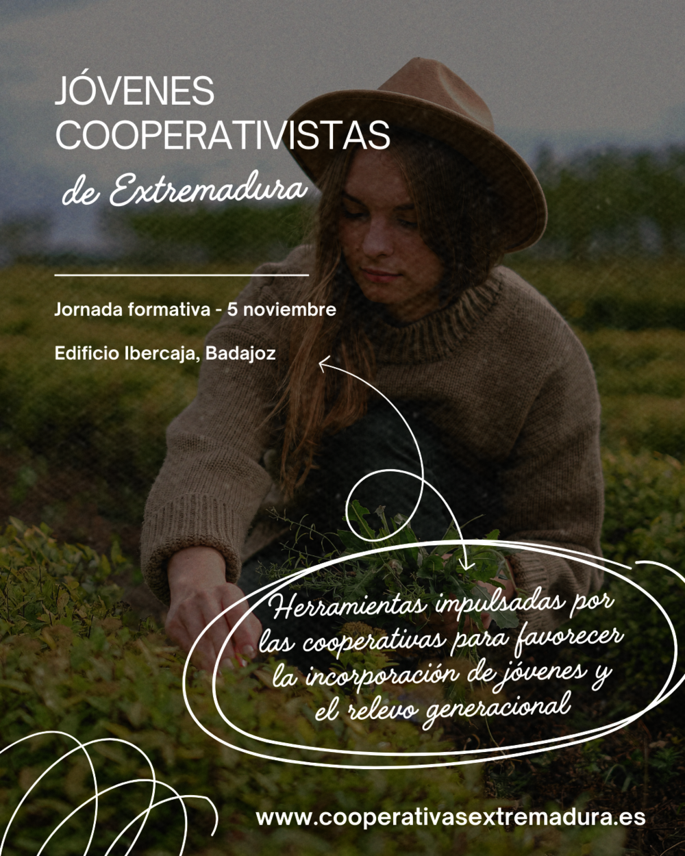 Cooperativas Agro-alimentarias Extremadura organiza una jornada para abordar el relevo generacional