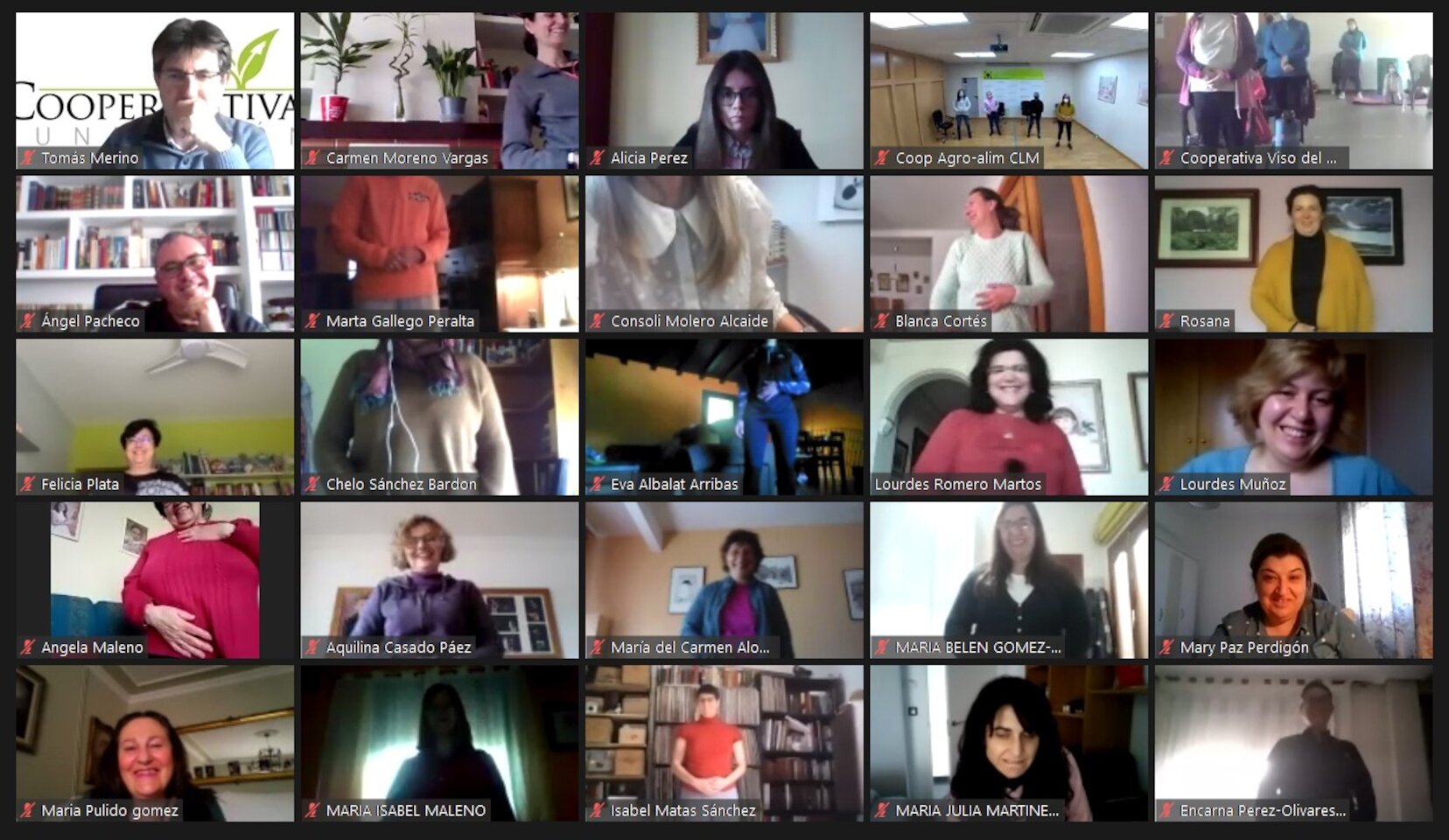 Taller Risoterapia Mujeres Cooperativistas 8M2021