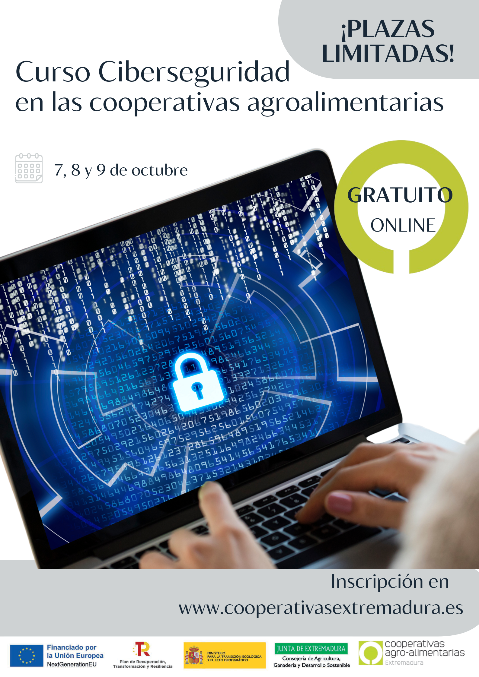 Curso online: Ciberseguridad en la cooperativa agroalimentaria Curso online: Ciberseguridad en la cooperativa agroalimentaria