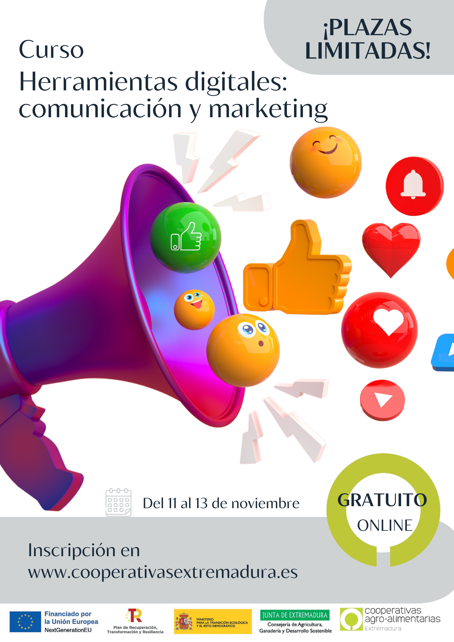 Curso online: Herramientas digitales de diseño, comunicación y marketing Curso online: Herramientas digitales de diseño, comunicación y marketing