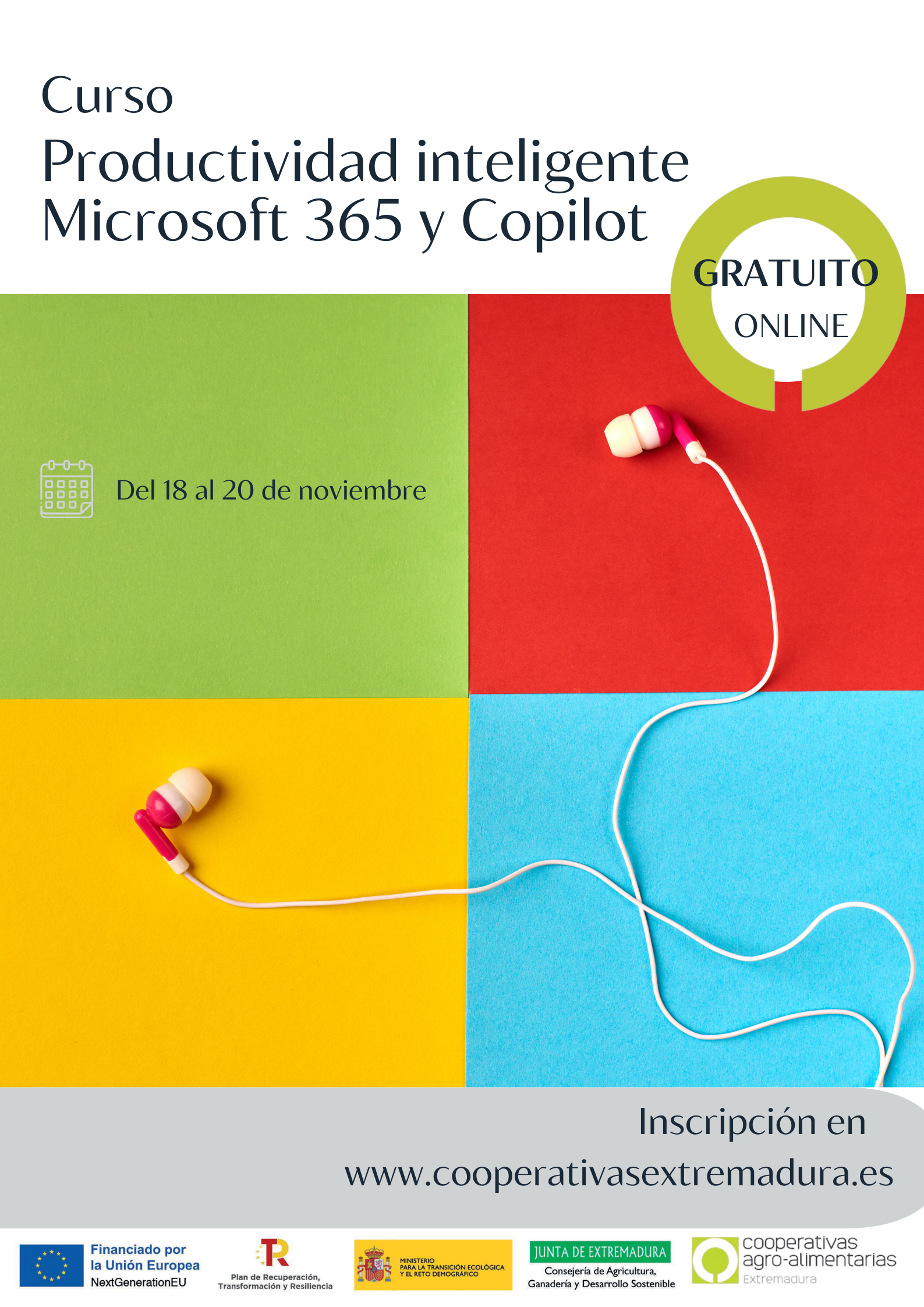 Curso online: Productividad inteligente con Microsoft 365 y Copilot Curso online: Productividad inteligente con Microsoft 365 y Copilot