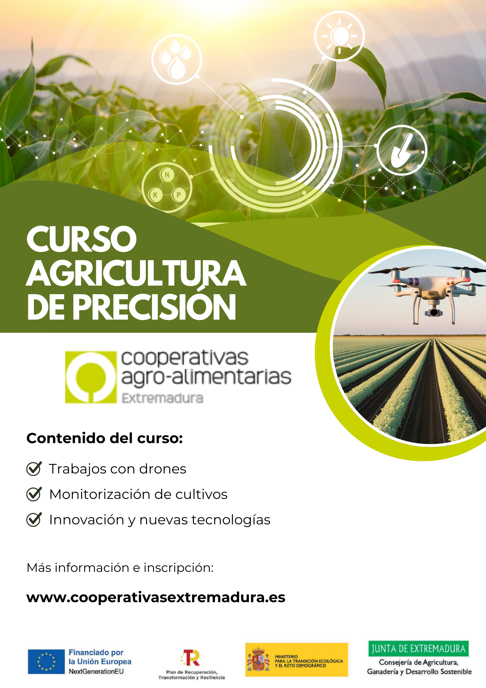 Curso agricultura de precisión y drones